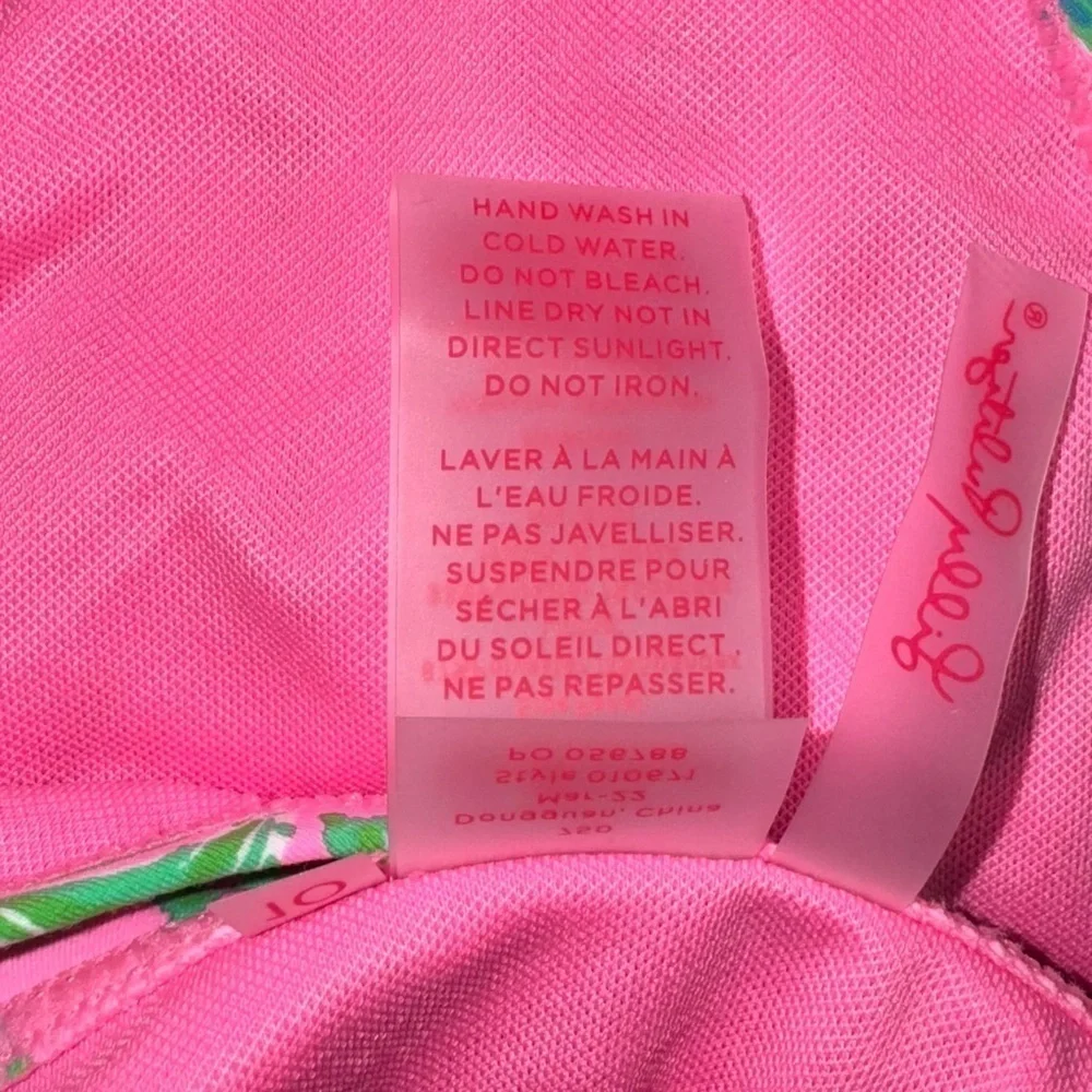 Lilly Pulitzer High School Waisted Bottom NEW Size 10 Color Pink‎ Shandy